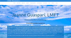 Desktop Screenshot of jeanneguaspari.com